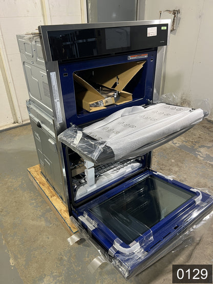 Samsung 30 inch Self + Steam Cleaning Air Fry Smart Compatible Microwave Wall Oven Combo ( Stainless Steel )