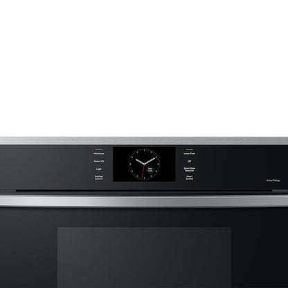 Samsung 30 inch Self + Steam Cleaning Air Fry Smart Compatible Microwave Wall Oven Combo ( Stainless Steel )