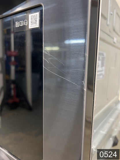 Samsung 30 inch Self + Steam Cleaning Smart Compatible Microwave Wall Oven Combo ( Fingerprint Resistant Black Stainless Steel )