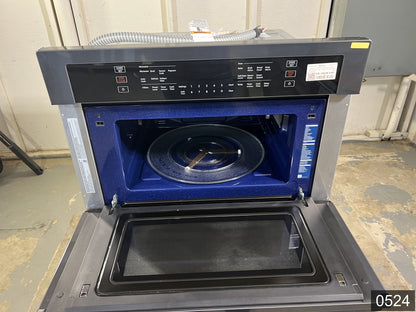 Samsung 30 inch Self + Steam Cleaning Smart Compatible Microwave Wall Oven Combo ( Fingerprint Resistant Black Stainless Steel )