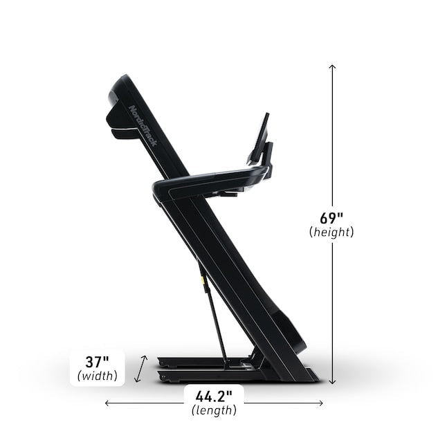 NORDICTRACK 2025 Commercial 1250 Foldable iFit-enabled Treadmill with Incline Adjustment