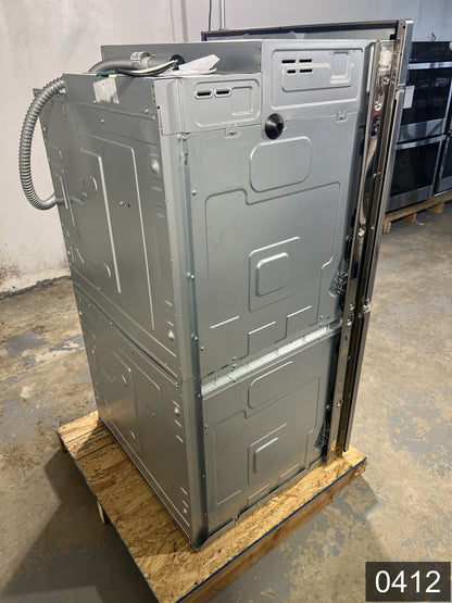 Samsung 30 inch Smart Compatible Double Electric Wall Oven with Self + Steam Cleaning ( Fingerprint Resistant Black Stainless Steel )