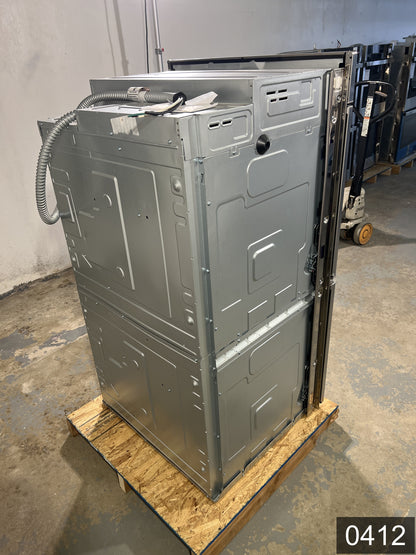 Samsung 30 inch Smart Compatible Double Electric Wall Oven with Self + Steam Cleaning ( Fingerprint Resistant Black Stainless Steel )