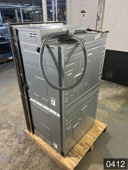 Samsung 30 inch Smart Compatible Double Electric Wall Oven with Self + Steam Cleaning ( Fingerprint Resistant Black Stainless Steel )