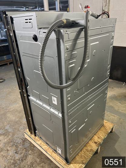 Samsung 30 inch Smart Compatible Double Electric Wall Oven with Self + Steam Cleaning ( Fingerprint Resistant Black Stainless Steel )