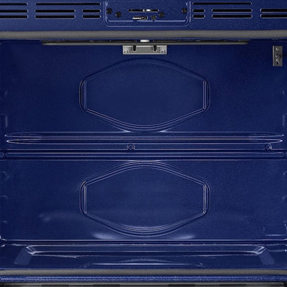 Samsung 30 inch Smart Compatible Double Electric Wall Oven with Self + Steam Cleaning ( Fingerprint Resistant Black Stainless Steel )