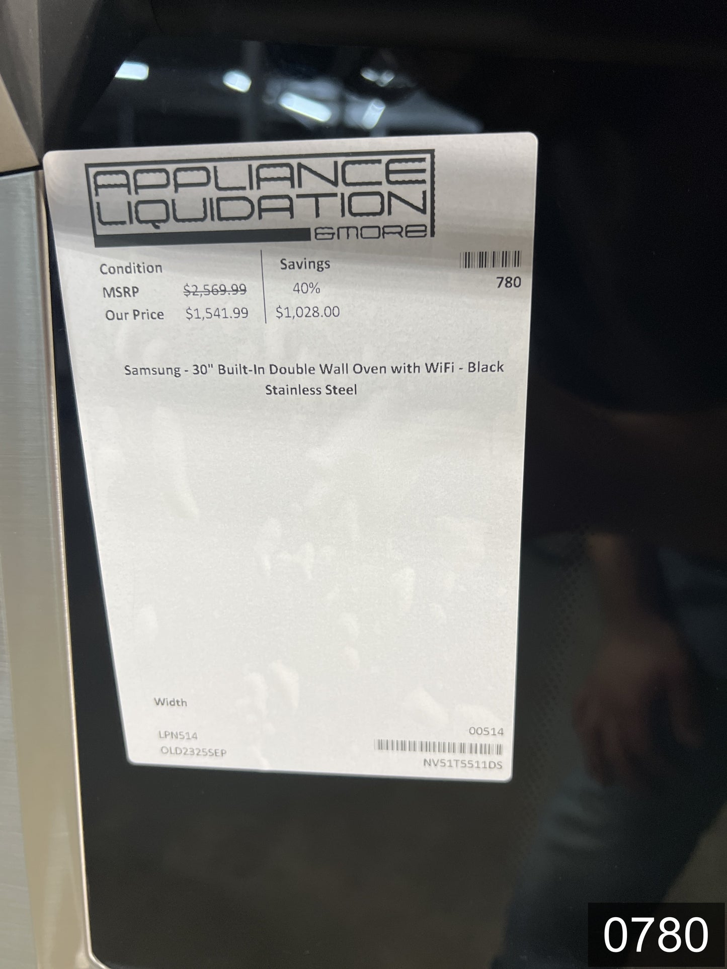 Samsung 30 inch Smart Compatible Double Electric Wall Oven with Self + Steam Cleaning ( Stainless Steel )