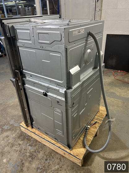 Samsung 30 inch Smart Compatible Double Electric Wall Oven with Self + Steam Cleaning ( Stainless Steel )