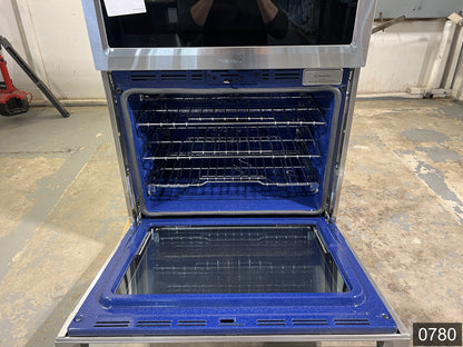 Samsung 30 inch Smart Compatible Double Electric Wall Oven with Self + Steam Cleaning ( Stainless Steel )