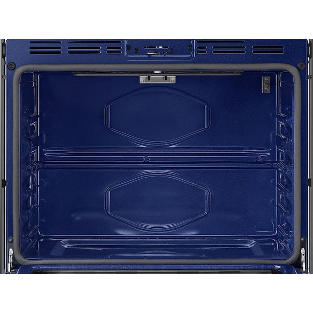 Samsung 30 inch Smart Compatible Double Electric Wall Oven with Self + Steam Cleaning ( Stainless Steel )