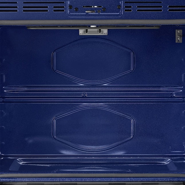 Samsung 30 inch Smart Compatible Single Electric Wall Oven Self + Steam Cleaning ( Fingerprint Resistant Black Stainless Steel )