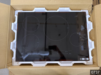 Samsung 30-in 4 burners Black Smart Compatible Induction Cooktop