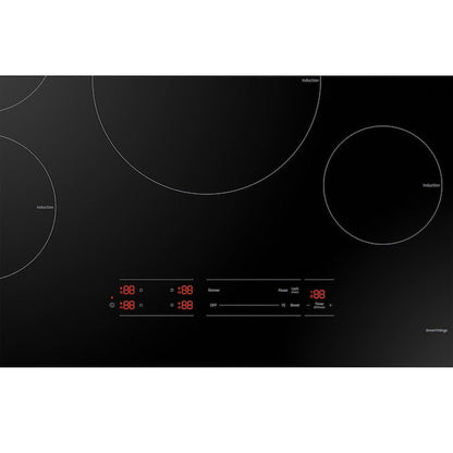 Samsung 30-in 4 burners Black Smart Compatible Induction Cooktop