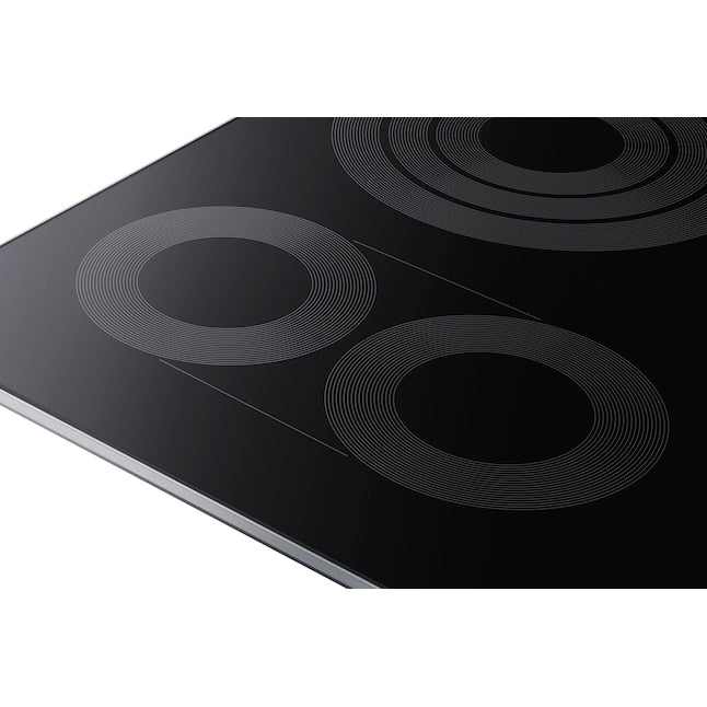 Samsung Premium Plus 36-in 5 burners Smooth Surface (Radiant) Stainless steel Smart Compatible Electric Cooktop