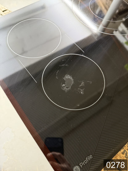 GE Profile 36-in 5 burners Smooth surface Black Smart Compatible Electric Cooktop