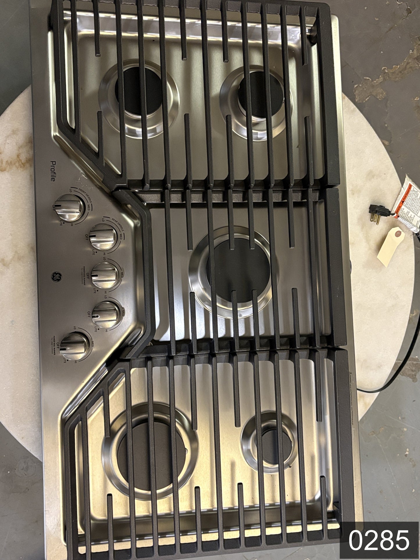 GE Profile 36-in 5 burners Stainless steel Gas Cooktop