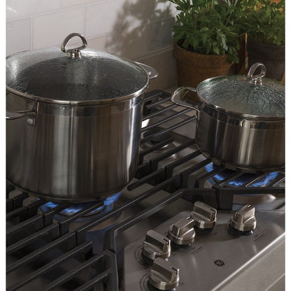 GE Profile 36-in 5 burners Stainless steel Gas Cooktop