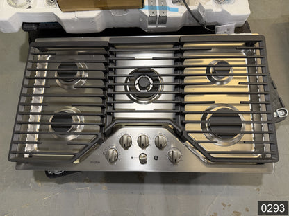 GE Profile 36-in 5 burners Stainless steel Gas Cooktop