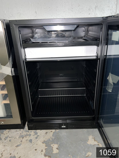 Zephyr Presrv 24-in W 108 -Can Capacity Panel Ready + Glass Built-in/Freestanding Indoor Beverage Refrigerator with Glass Door