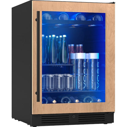 Zephyr Presrv 24-in W 108 -Can Capacity Panel Ready + Glass Built-in/Freestanding Indoor Beverage Refrigerator with Glass Door
