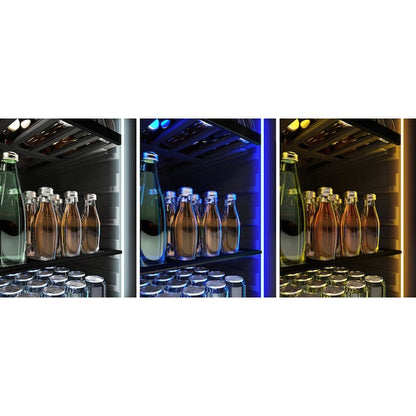 Zephyr Presrv 24-in W 108 -Can Capacity Panel Ready + Glass Built-in/Freestanding Indoor Beverage Refrigerator with Glass Door