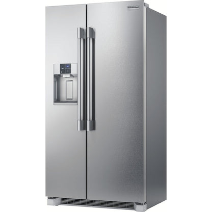 Frigidaire Professional 22.3-cu ft Counter-Depth Side-by-Side Refrigerator with Ice Maker ,Water and Ice Dispenser ( Smudge-Proof Stainless Steel ) ENERGY STAR Certified