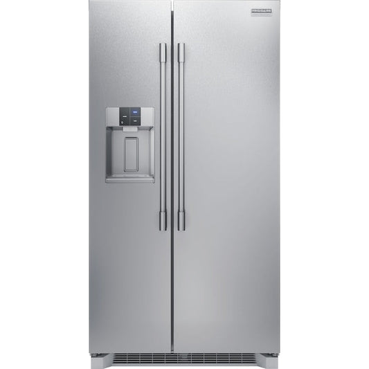 Frigidaire Professional 22.3-cu ft Counter-Depth Side-by-Side Refrigerator with Ice Maker ,Water and Ice Dispenser ( Smudge-Proof Stainless Steel ) ENERGY STAR Certified