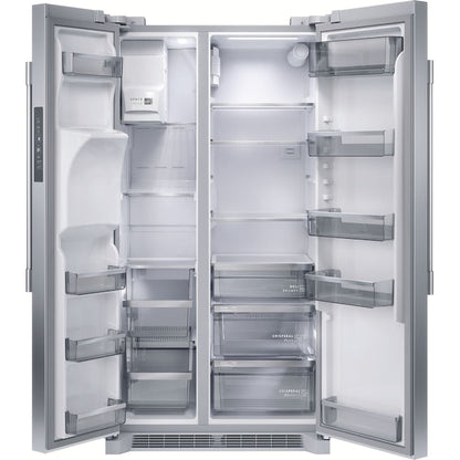 Frigidaire Professional 22.3-cu ft Counter-Depth Side-by-Side Refrigerator with Ice Maker ,Water and Ice Dispenser ( Smudge-Proof Stainless Steel ) ENERGY STAR Certified