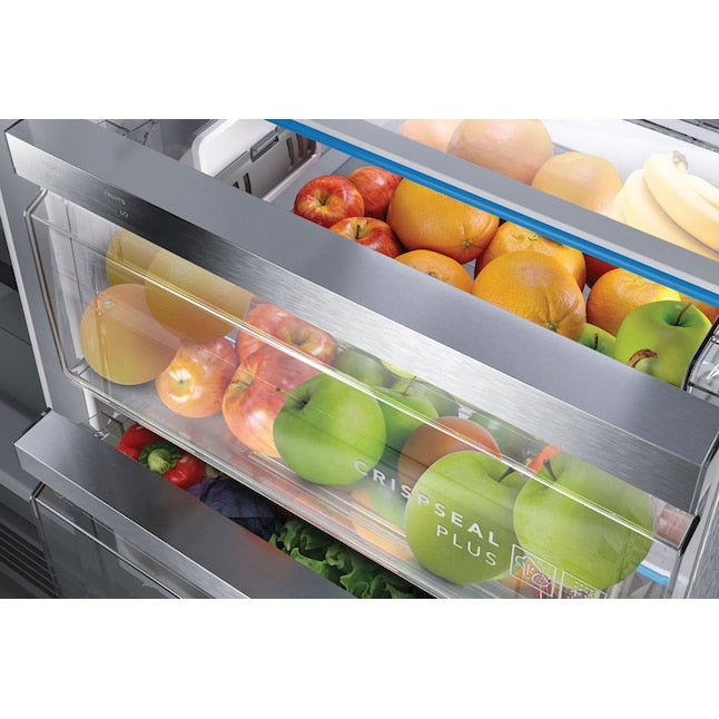 Frigidaire Professional 22.3-cu ft Counter-Depth Side-by-Side Refrigerator with Ice Maker ,Water and Ice Dispenser ( Smudge-Proof Stainless Steel ) ENERGY STAR Certified