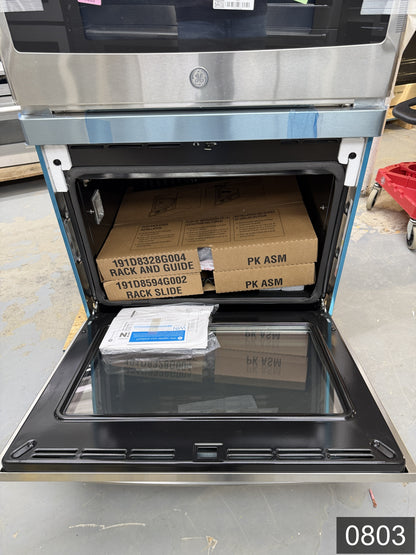 GE Profile 30 inch Self-cleaning Microwave Wall Oven Combo ( Stainless steel )