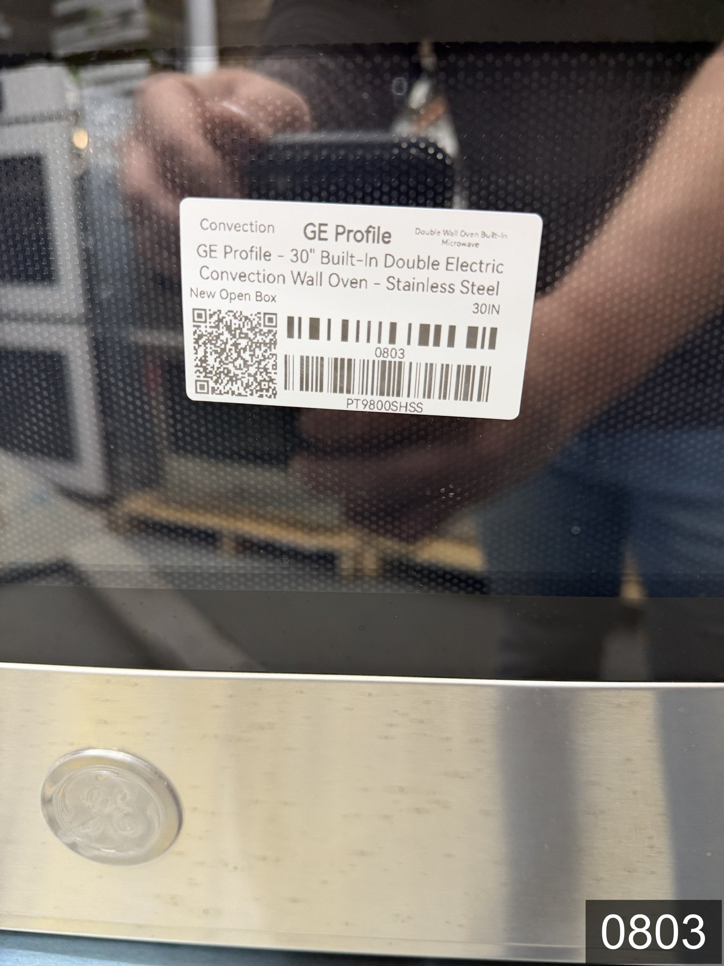 GE Profile 30 inch Self-cleaning Microwave Wall Oven Combo ( Stainless steel )