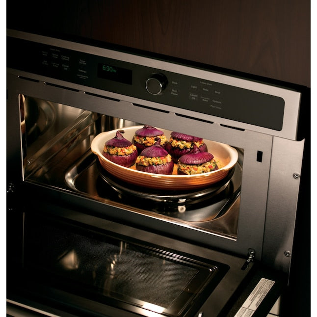 GE Profile 30 inch Self-cleaning Microwave Wall Oven Combo ( Stainless steel )