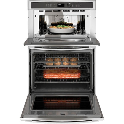 GE Profile 30 inch Self-cleaning Microwave Wall Oven Combo ( Stainless steel )