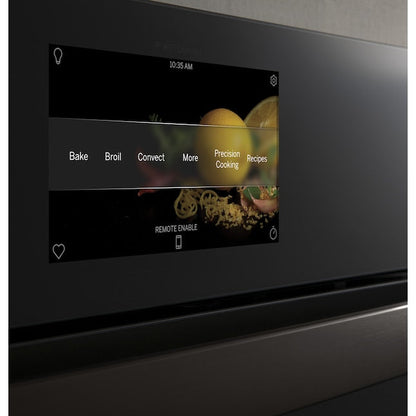 GE Profile 30 inch Smart Compatible Single Electric Wall Oven with Air Fry True Convection and Self + Steam Cleaning ( Stainless Steel )