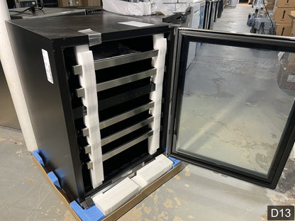 Samsung 23.81-in W 51 -Bottles Fingerprint Resistant Stainless Steel Dual Zone Cooling Freestanding Indoor Wine Cooler