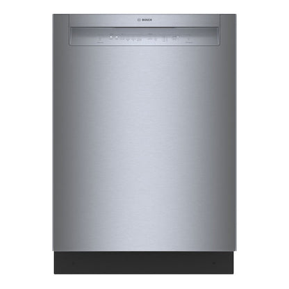 Bosch 100 Series 24-in Front Control Built-in Dishwasher ( Stainless steel ) , 50-Decibel Very Quiet Sound Level