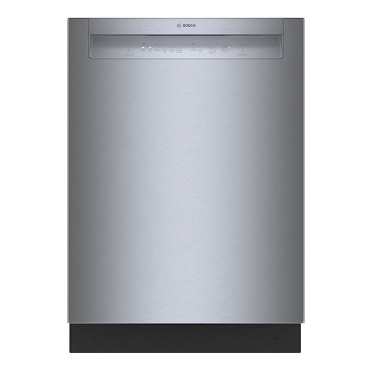 Bosch 100 Series 24-in Front Control Built-in Dishwasher ( Stainless steel ) , 50-Decibel Very Quiet Sound Level