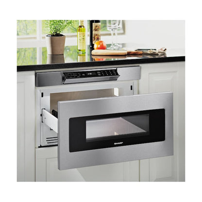 Sharp 30-in 1.2-cu ft 950 -Watt Low Profile Microwave Drawer ( Stainless Steel )