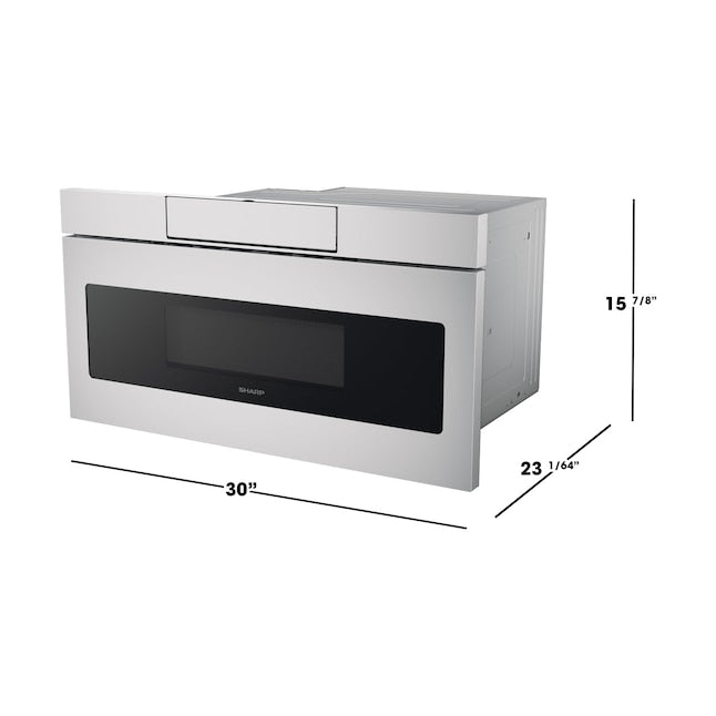 Sharp 30-in 1.2-cu ft 950 -Watt Low Profile Microwave Drawer ( Stainless Steel )