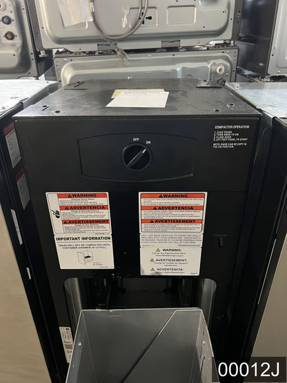 GE 14.875-in White Built-in Trash Compactor