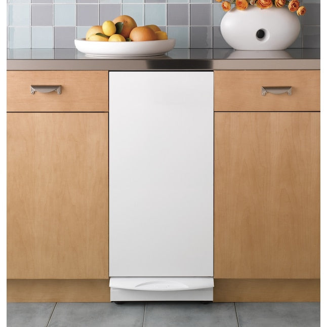 GE 14.875-in White Built-in Trash Compactor