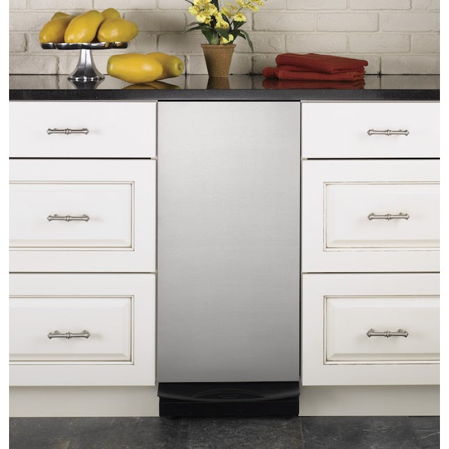 GE 14.875-in Stainless Steel Built-in Trash Compactor