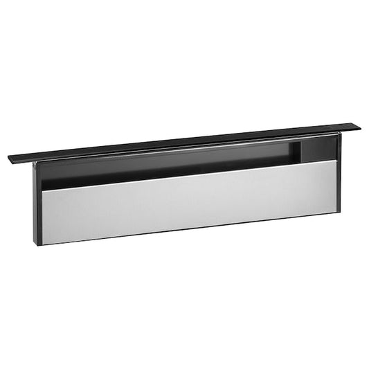 GE 36 inch Telescoping Black Ducted Downdraft Range Hood