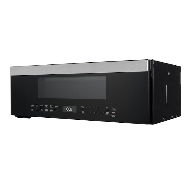 GE 1.2-cu ft Low Profile 29.9-in Over-the-Range Microwave with Sensor Cooking ( Stainless Steel )