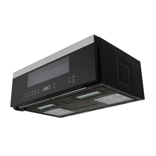 GE 1.2-cu ft Low Profile 29.9-in Over-the-Range Microwave with Sensor Cooking ( Stainless Steel )