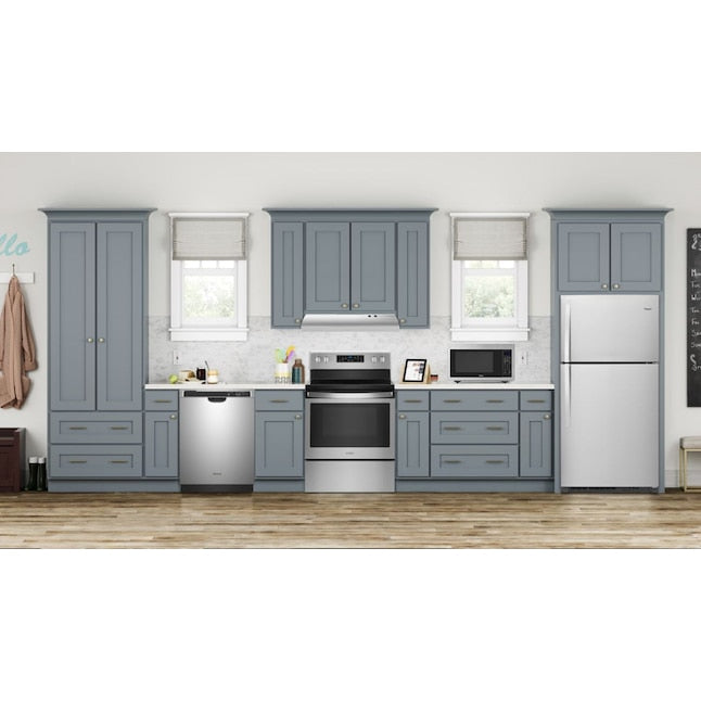 Whirlpool 30 inch Ductless 140-CFM Recirculating Stainless steel Under Cabinet Range Hood with Charcoal Filter
