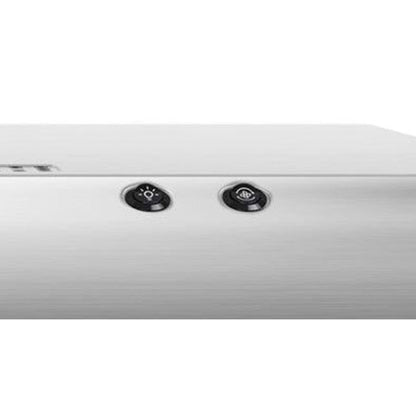 Whirlpool 30 inch Ductless 140-CFM Recirculating Stainless steel Under Cabinet Range Hood with Charcoal Filter