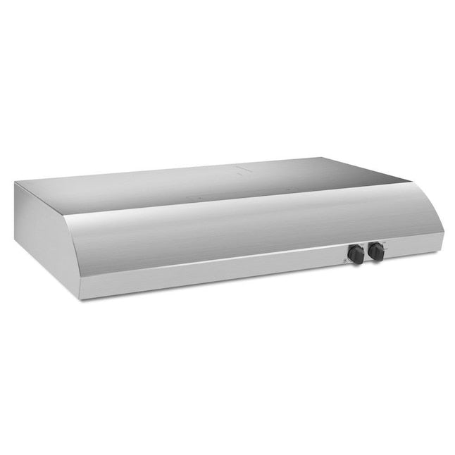 Whirlpool 36 inch Convertible 225.0-CFM Recirculating Stainless steel Under Cabinet Range Hood with Charcoal Filter