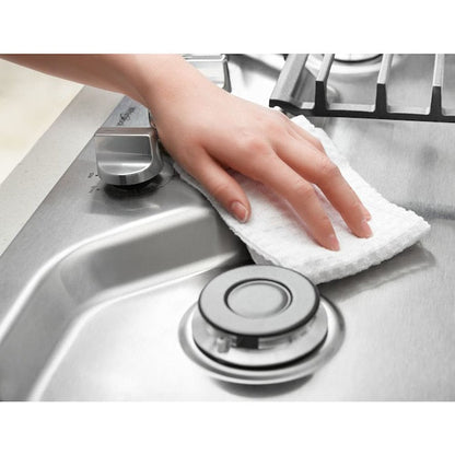 Whirlpool 36-in 5 burners Stainless steel Gas Cooktop (Griddle Included)