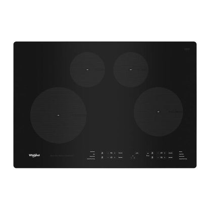 Whirlpool 30-in 4 burners Black Induction Cooktop